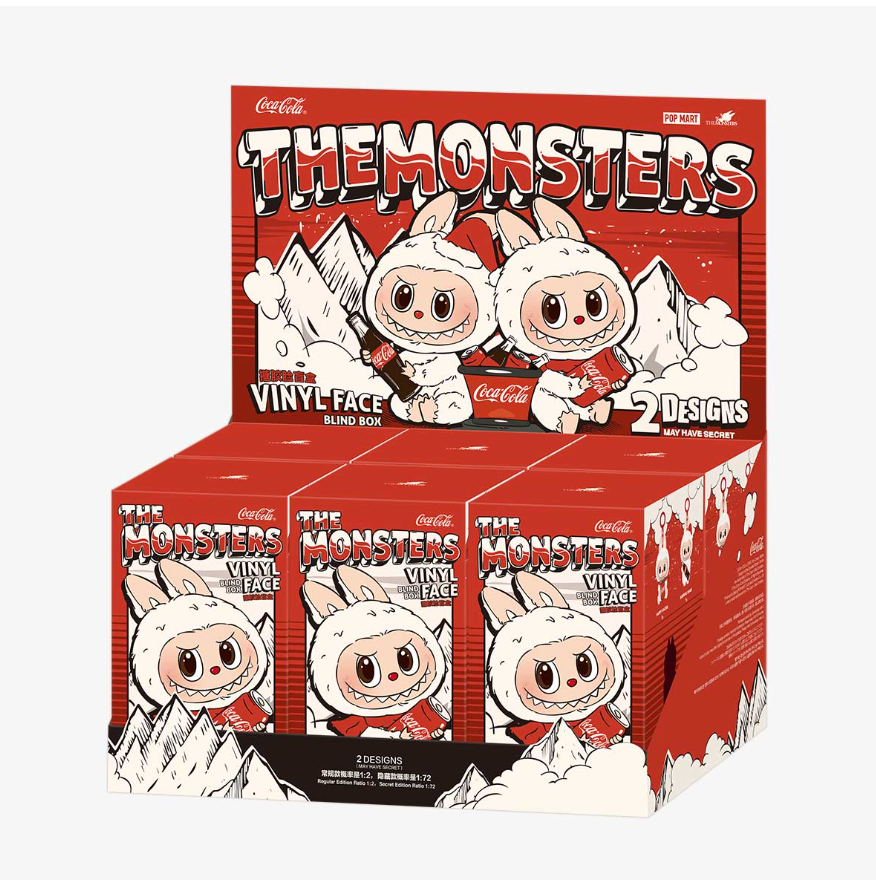 THE MONSTERS COCA-COLA SERIES-Vinyl Face Blind Box