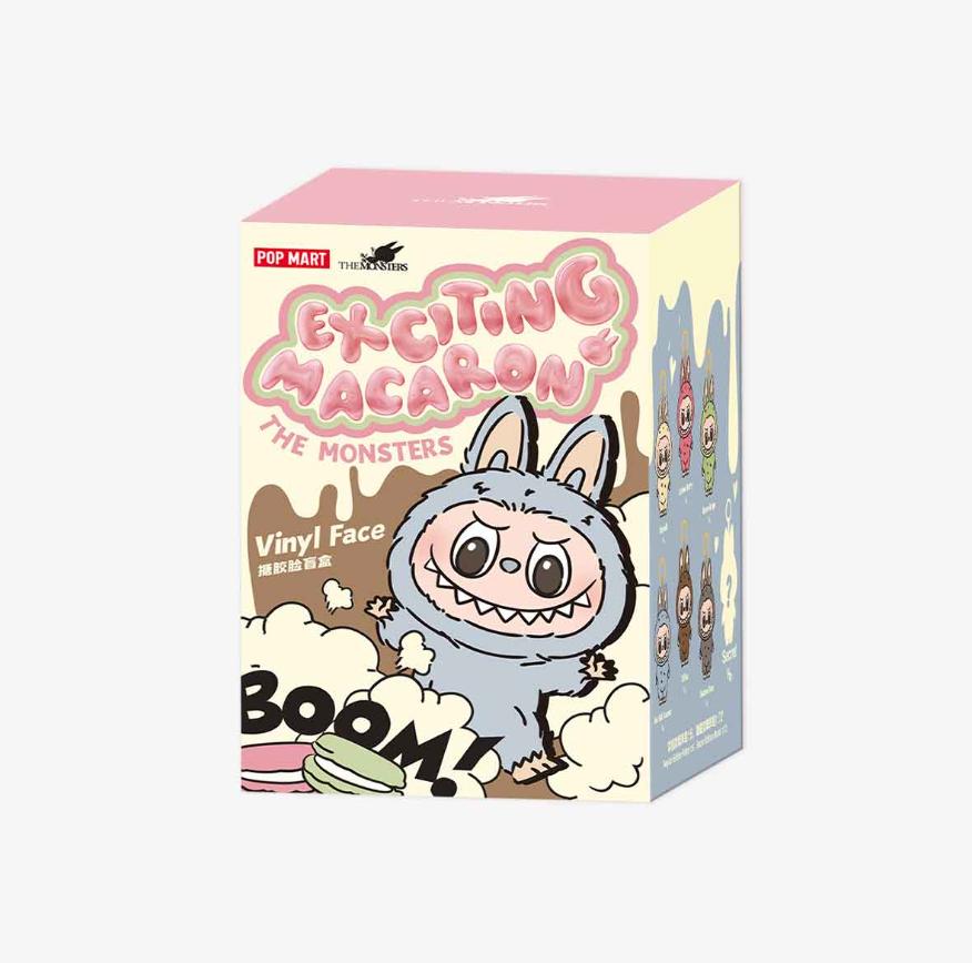 Pop Mart Labubu The Monsters Tasty Macarons 1.0 Vinyl Face Sealed Case