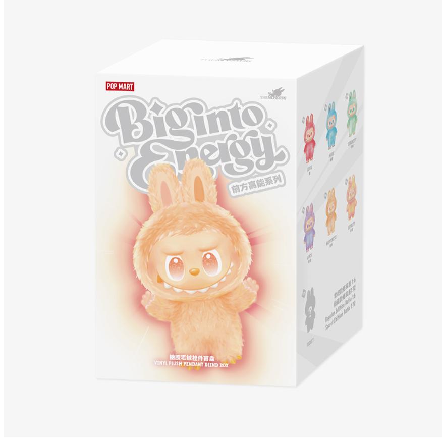 Pop Mart Labubu The Monsters Big into Energy Series 3.0 Vinyl Plush Pendant Sealed Case
