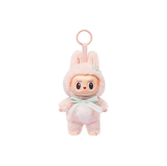 Pop Mart Labubu Mokoko Close to Sweet Vinyl Plush Doll Pendant Keychain